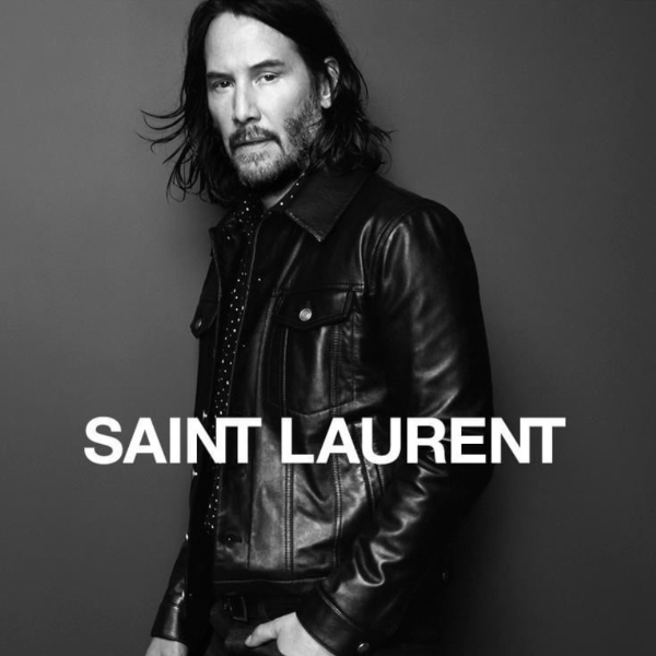 基努李維擔任時尚品牌 Saint Laurent 代言人 　形象照「超殺」魅力再現！