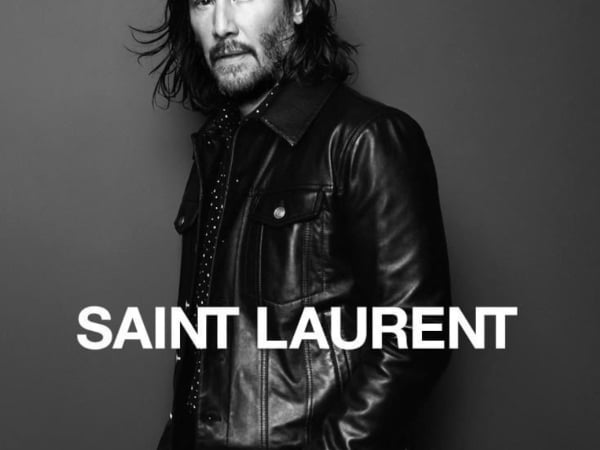 基努李維擔任時尚品牌 Saint Laurent 代言人 　形象照「超殺」魅力再現！