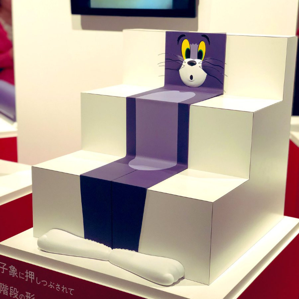 還記得「湯姆貓與傑利鼠」嗎？日本展覽爆笑還原卡通模型　各種奇葩畫面任你拍！