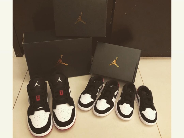 又一潮爸媽被我們神出來!楊銘威、方志友小孩腳上的鞋都是 AJ、Superstar 這些經典款!