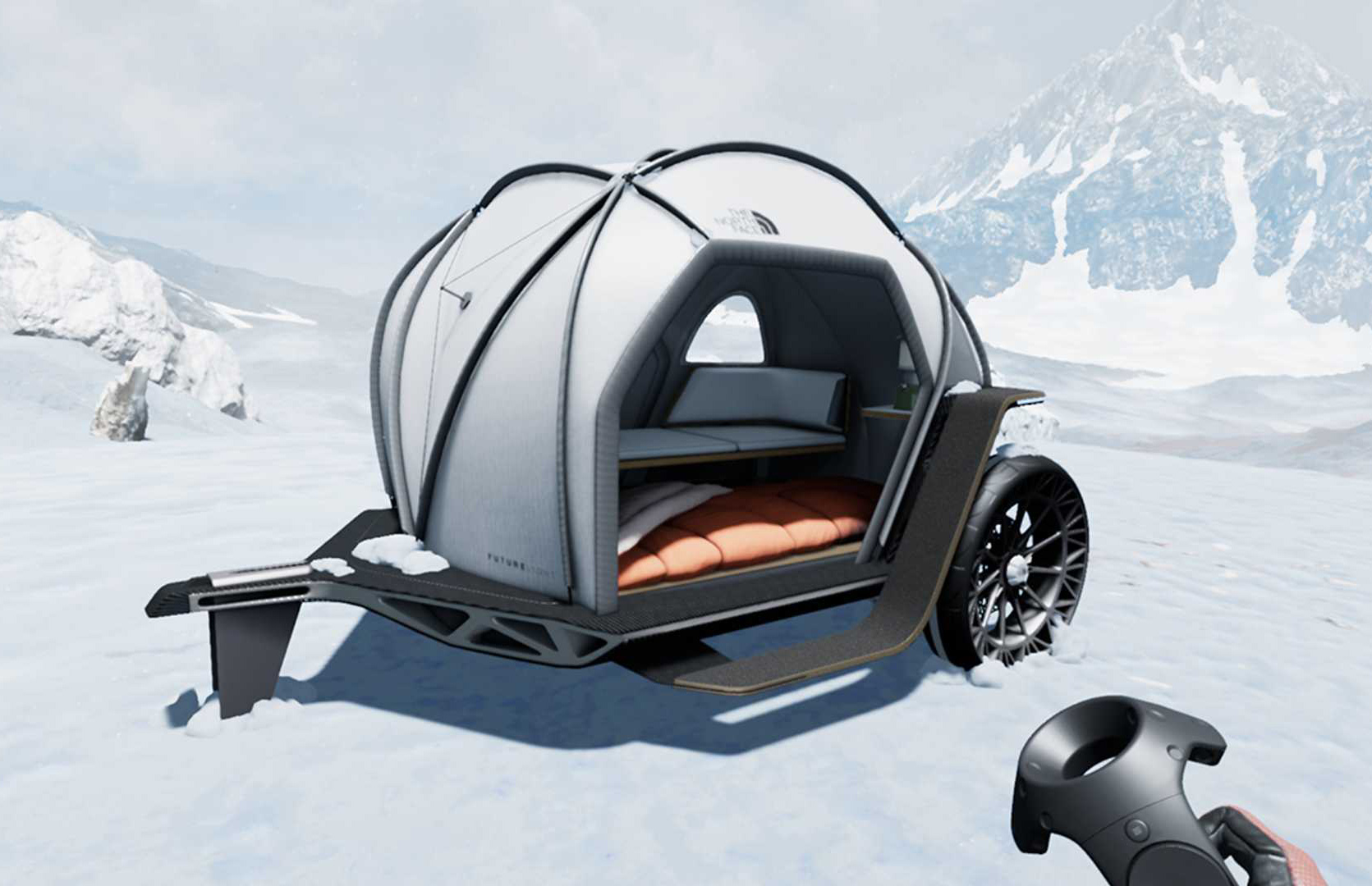 科技控注意！BMW x TNF 共同打造高科技「露營拖車」　讓你享受未來感的露營體驗