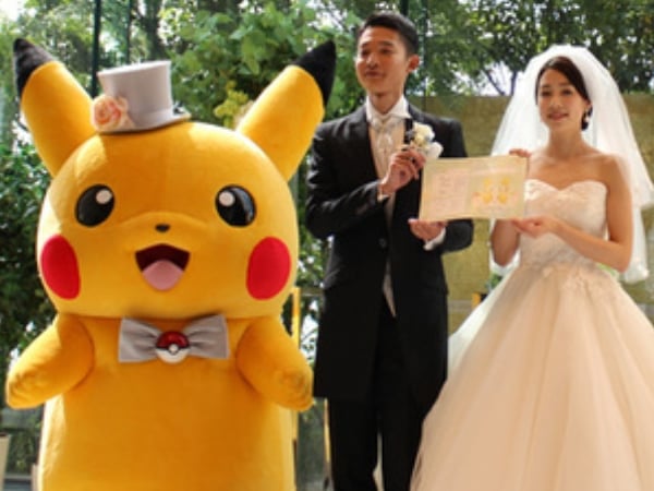 不輸迪士尼的夢幻！精靈寶可夢官方授權「主題婚禮」曝光　兩隻皮卡丘可愛引領新人出場！