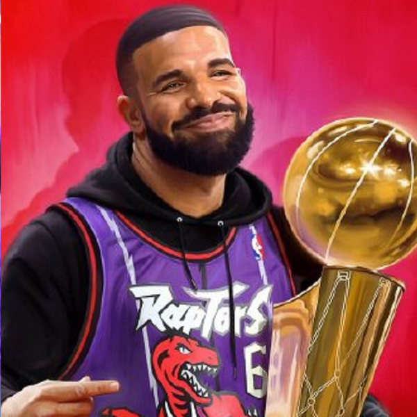 比拿葛萊美還激動！Drake 目睹多倫多暴龍奪冠一瞬間嗨翻　網友笑：整場慶功宴都他買單！