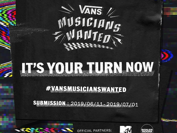 Vans Musicians Wanted 原創音樂招募計畫開跑！音樂創作人絕對不能缺席的比賽首度來台灣！