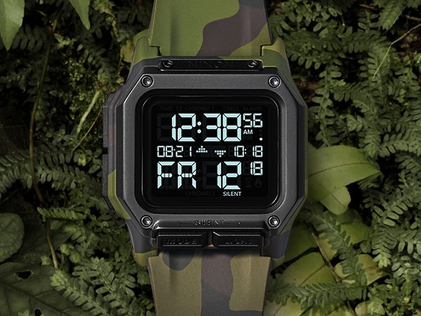 NIXON THE REGULUS「叢林迷彩」新色登場 上山下海全面制霸-【美國特種部隊認證 最強悍的夥伴】