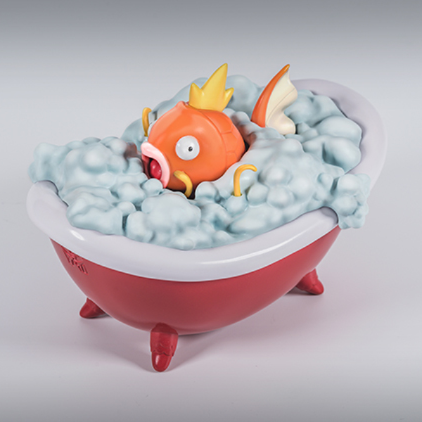 誰說鯉魚王是最弱的寶可夢！這款「鯉魚王出浴」模型保證刷新你的三觀　網友：「童年毀滅了」