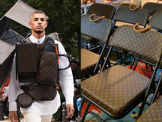 史上最貴折凳？LV、Gucci、Fendi 精品包不只拿來揹　還能做成椅子甚至是延長線？！