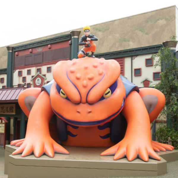 真實版木葉忍者村在日本！東京富士急樂園設立「火影忍者主題園區」，巨大蛤蟆吉、鳴人雕像免費讓你拍！