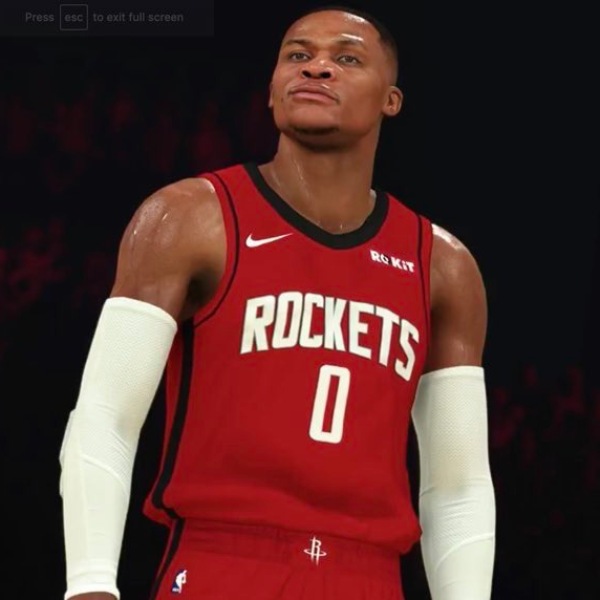 當場翻臉！威少得知自己 2K 能力值只有 90 分超怒，怒摔板子狂轟：「這什麼他 X 的分數！」