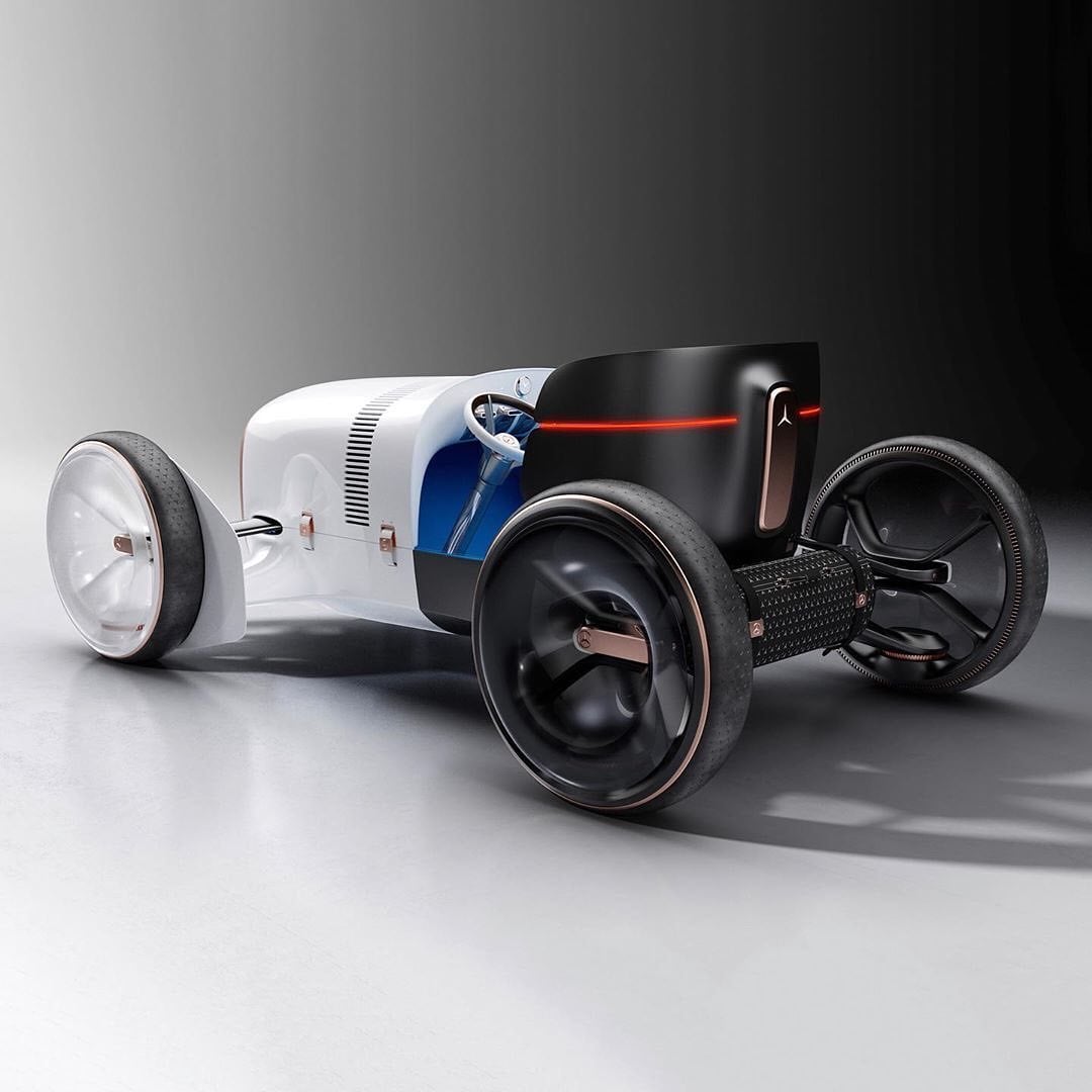 德國賓士推出科技感十足車款 彷彿在復古中看見未來