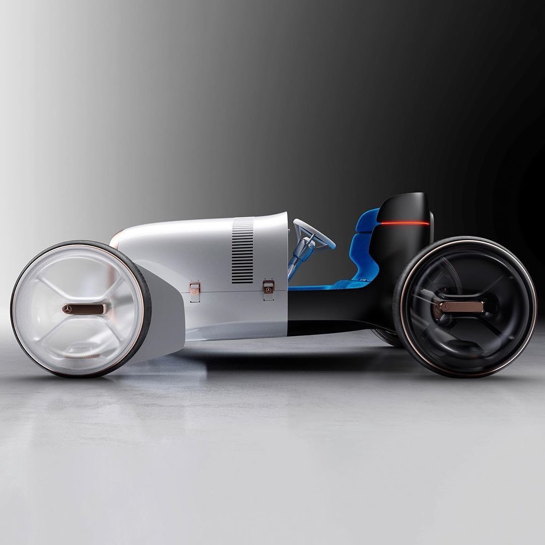 德國賓士推出科技感十足車款 彷彿在復古中看見未來