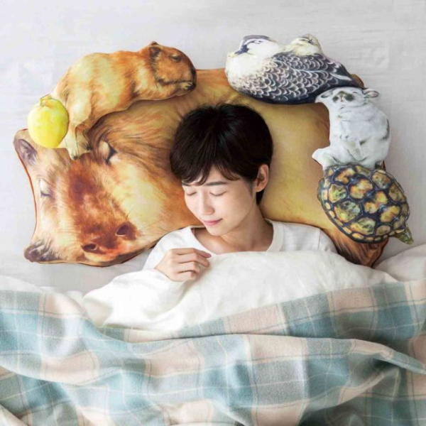 這個肚子比男友好躺！日本推出超療癒水豚抱枕，網友：「只要躺上去就會被黏住」