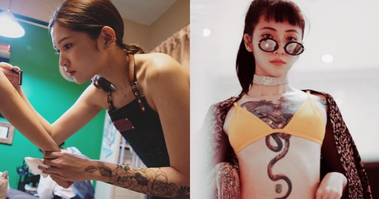預約起來了啦 這3 位 台灣正妹刺青師 不只技術一流 顏值身材也都有 網友 突然想刺青了 Juksy 街星