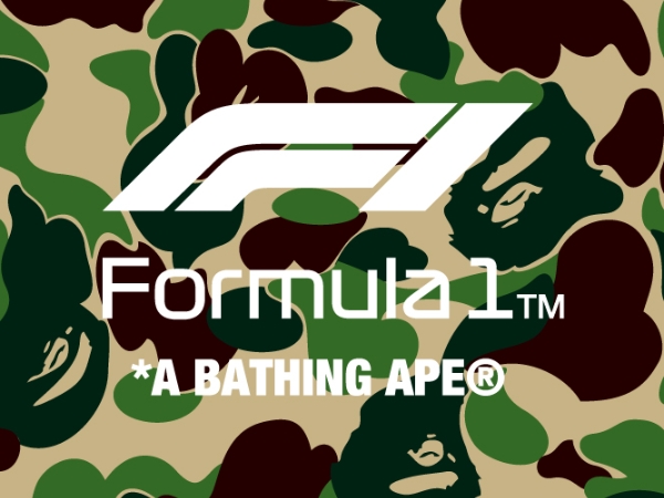 A BATHING APE® × Formula 1® 聯乘系列 10月5日 正式登場