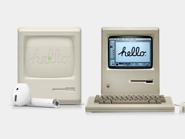 當果粉就要粉的徹底！AirPods 保護套注入麥金塔超經典設計
