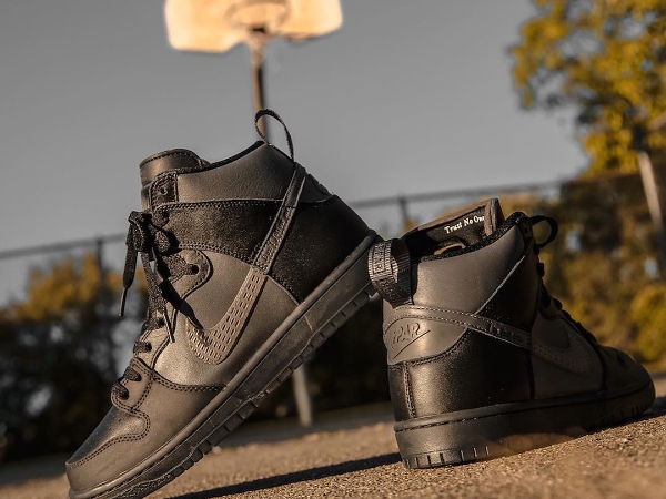 Forty Percent Against Rights® x Nike SB Dunk High 聯名鞋款細節圖釋出，引爆最純粹的街頭潮流！