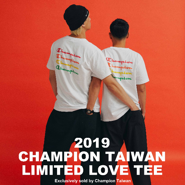 一款關於愛與平等的夢幻短T！Champion台北101彩虹限定T正式發售！