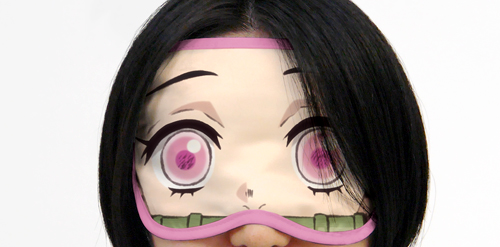 打個瞌睡就變成禰豆子？！日本推出「鬼滅之刃眼罩」，網友：「善逸的眼罩有聲音～」