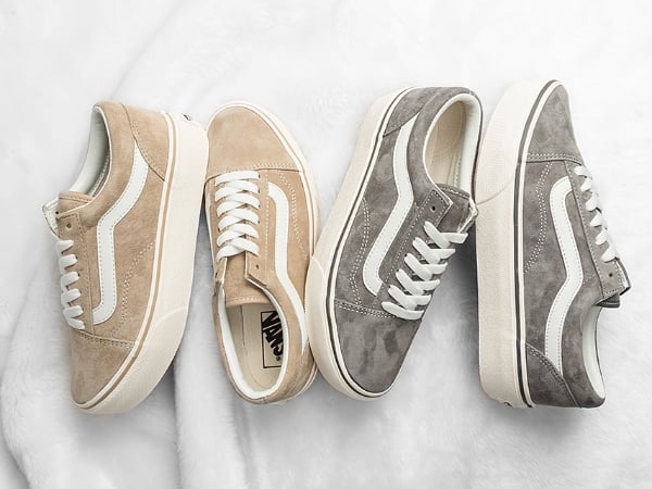 甭找代購台灣就有 ！超美「厚底霧色絨布」Vans 價格也超佛～