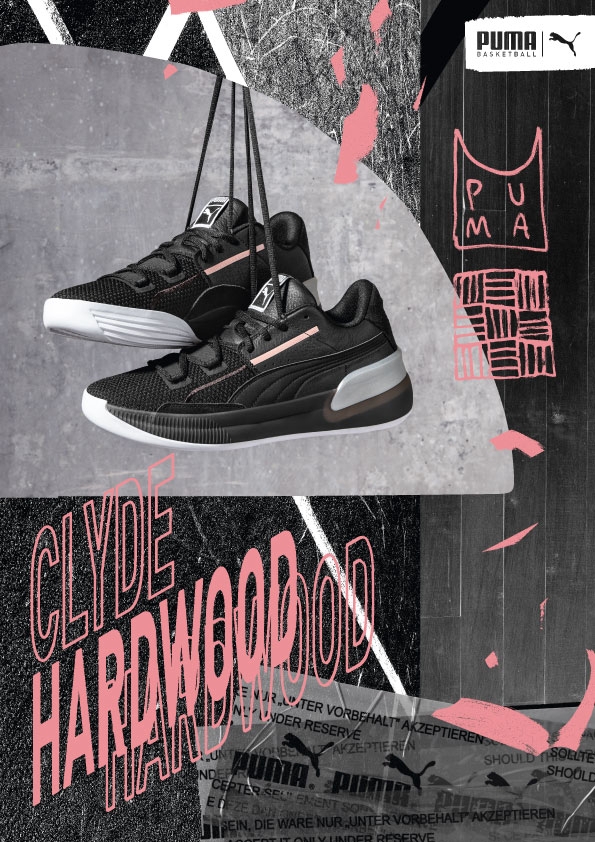 PUMA Clyde Hardwood Metallic黑夜耀金 紐約尼克隊新秀 RJ Barrett衝勁在線永不停歇