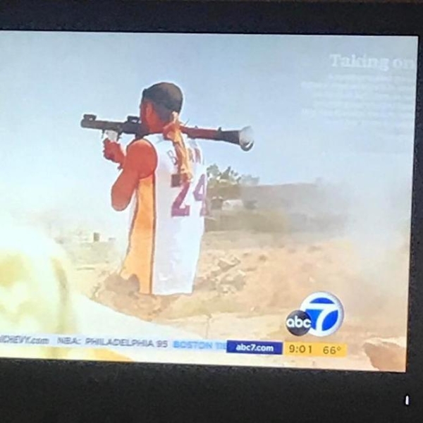 用生命致敬！一名士兵穿 Kobe 球衣上戰場跟 ISIS 組織交鋒，網友震驚：打仗不忘曼巴精神⋯