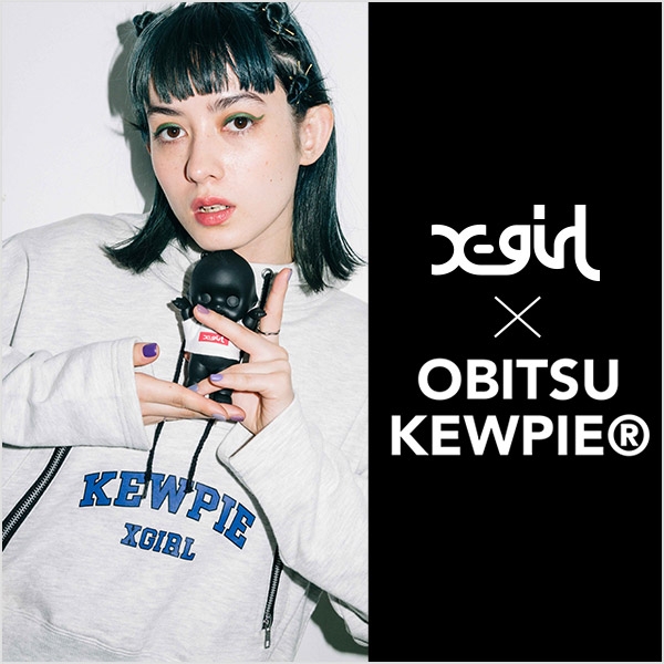X-girl 與 OBITSU KEWPIE 推出聯名系列 每件上衣都有對應的公仔