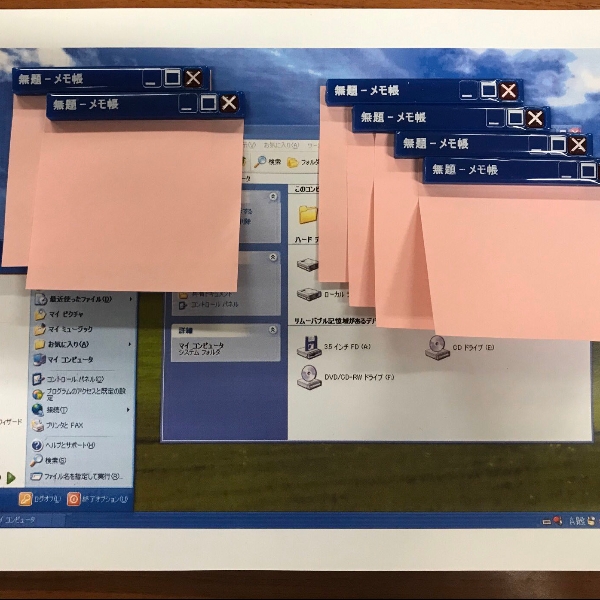 超懷念！日本可愛 WindowsXP「磁鐵便條夾」，留言給同事就像開一大堆視窗！