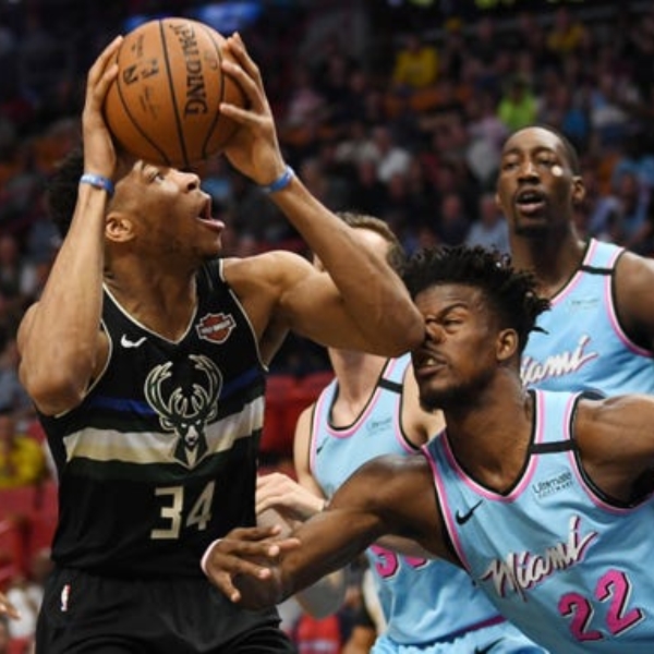 死亡包夾地獄！字母哥被熱火全隊守死拿 13 分命中率僅 3 成，公鹿客場遭熱火屠宰！