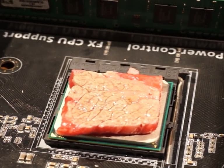 爆笑腦洞！日本 YouTuber 用電腦 CPU 烤頂級和牛，在家進行奇葩「一人燒肉會」！