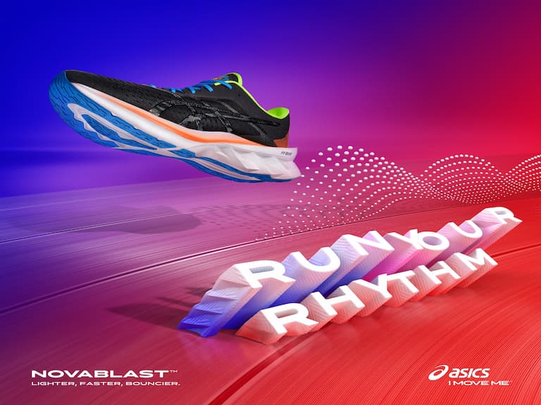 ASICS 亞瑟士全新跑鞋NOVABLAST 活力登場 與KKBOX合作專屬音樂頻道 邀你一同彈出跑步節奏