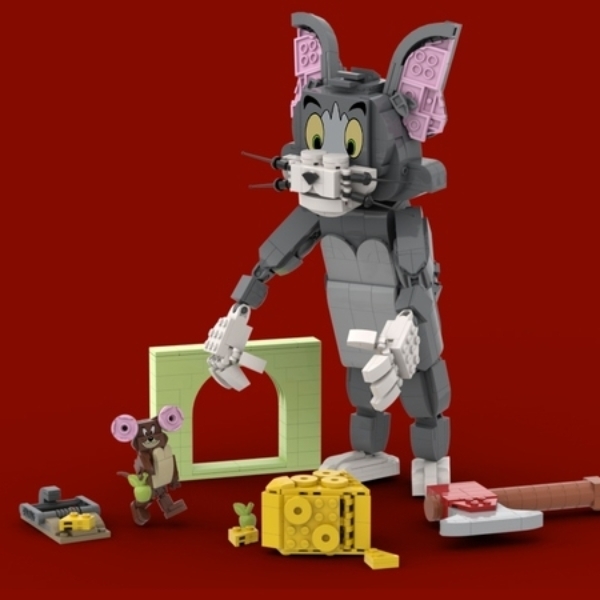 笑爛！樂高達人神還原《湯姆貓與傑利鼠》中的奇葩造型，網友：跪求商品化 ！
