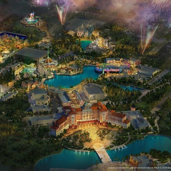 霍格華茲城堡超耀眼！北京首座「環球影城」樂園全景照曝光，明年 2021 就開幕！