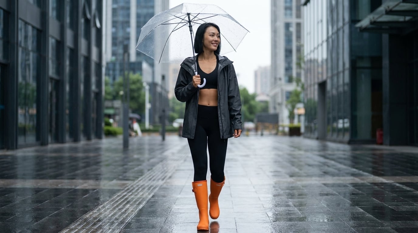 雨鞋搭配運動裝推薦|Athflow 雨天穿搭公式