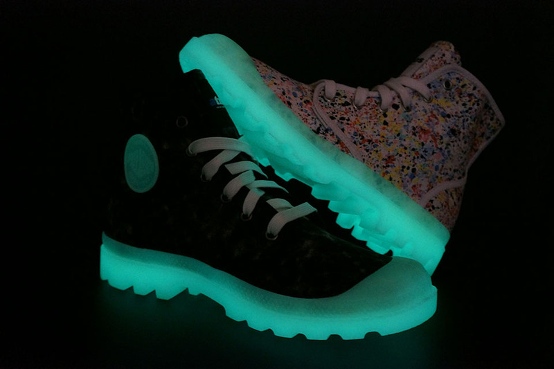 夜光再閃耀 Palladium x atmos “Glow in the Dark” Pampa Hi 以及 Baggy 鞋款