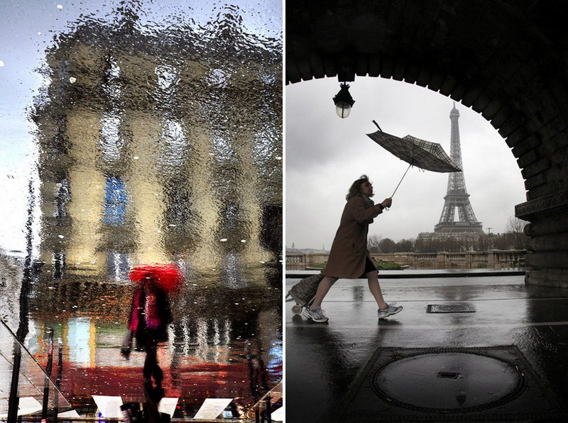 雨中美景 Christophe Jacrot 雨中巴黎攝影作品