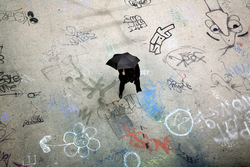 雨中美景 Christophe Jacrot 雨中巴黎攝影作品